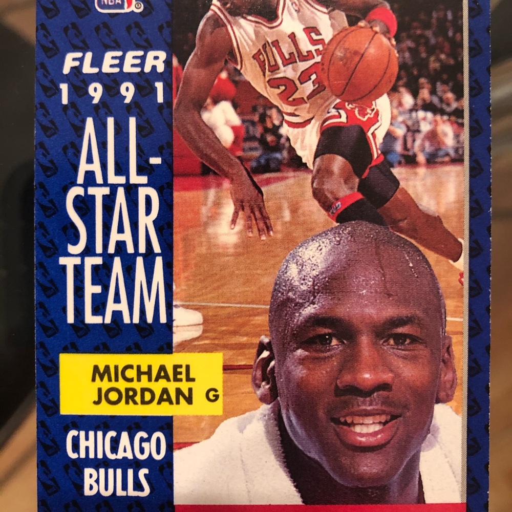 1991 Fleer Michael Jordan Card